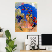 Odilon Redon - Profiel onder een Arch Poster (Thuiskantoor)