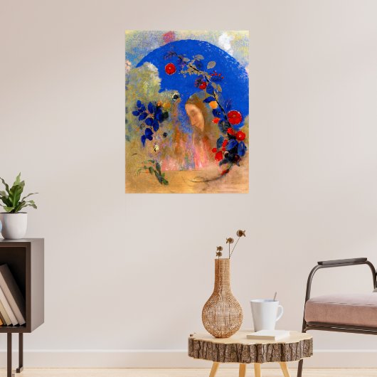 Odilon Redon - Profiel onder een Arch Poster (Woonkamer 3)