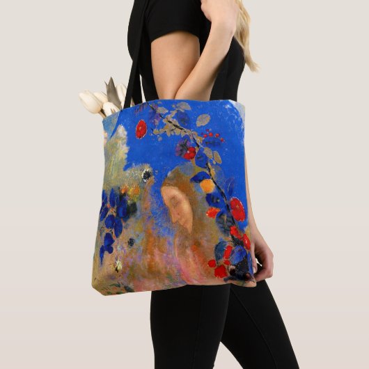 Odilon Redon - Profiel onder een Arch Tote Bag (Dichtbij)