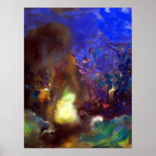 Odilon Redon Roger en Angelica Poster