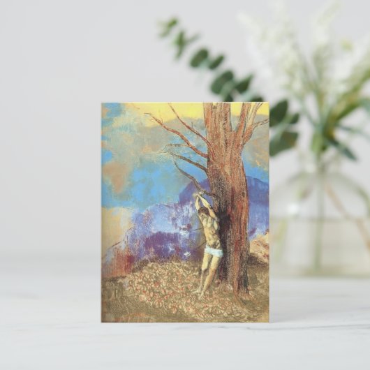 Odilon Redon - Saint Sebastian Briefkaart (Staand voorkant)
