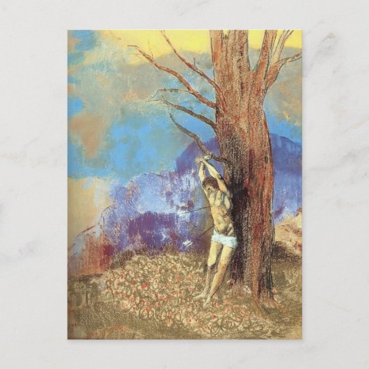 Odilon Redon - Saint Sebastian Briefkaart (Voorkant)