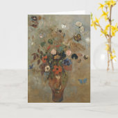 Odilon Redon, Stilleven met bloemen, Moederdag Kaart (Gele Bloem)
