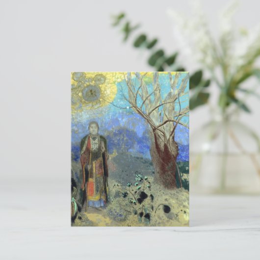 Odilon Redon the Buddha Briefkaart (Staand voorkant)