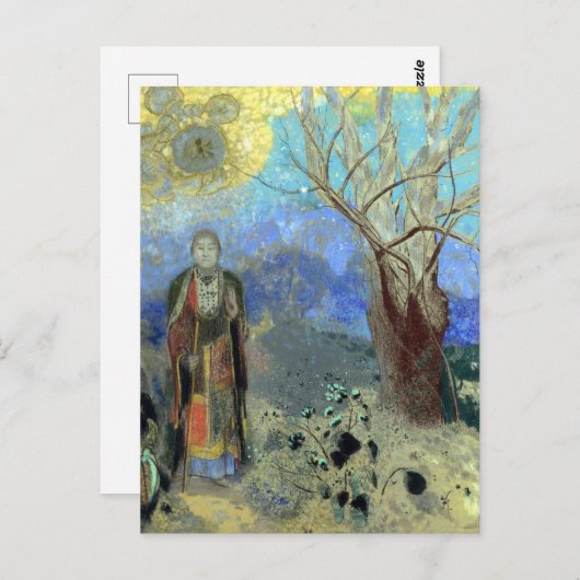 Odilon Redon the Buddha Briefkaart (Voorkant / Achterkant)