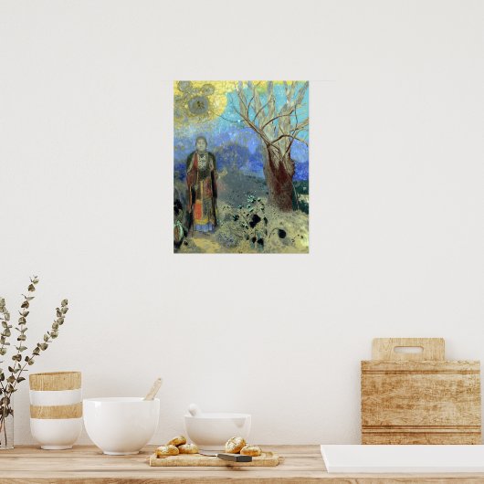 Odilon Redon the Buddha Poster (Keuken)