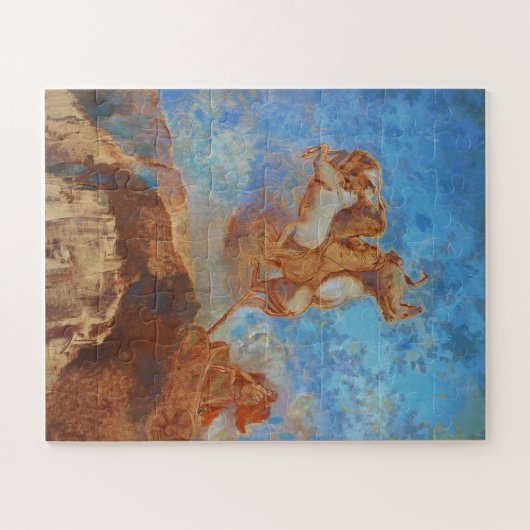 Odilon Redon The Chariot of Apollo Poster Legpuzzel (Horizontaal)