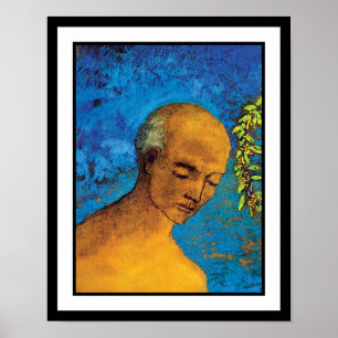 Odilon Redon the Crown - Fine Art Symbolisme Poster