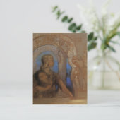 Odilon Redon- The Mystical Knight (Oedipus, Sphinx Briefkaart (Staand voorkant)