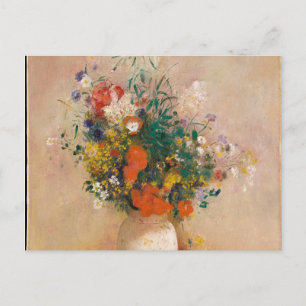 Odilon Redon - Vase Of Flowers Feestdagenkaart