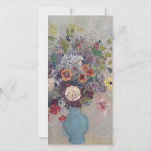 Odilon Redon - Vase van bloemen Feestdagenkaart