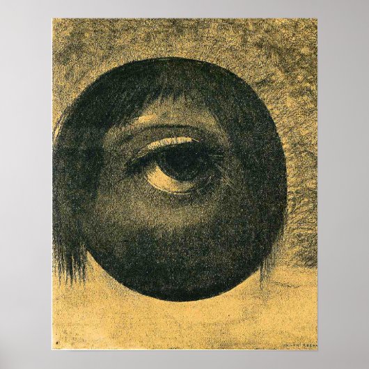 Odilon Redon - Visioen, 1883,  Poster (Voorkant)