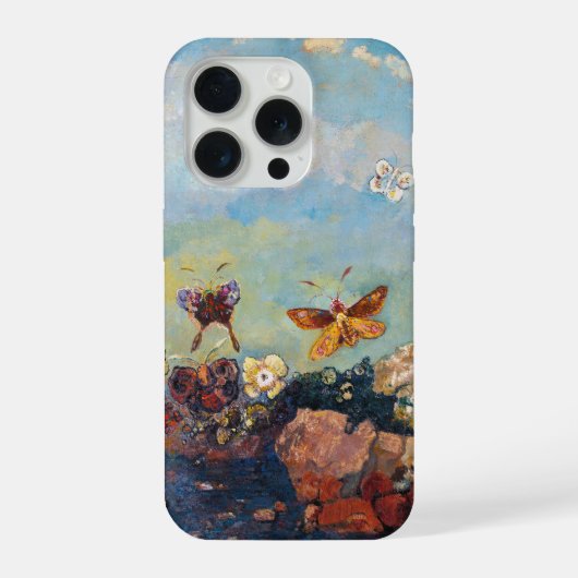 Odilon Redon, Vlinders,1910 iPhone Hoesje (Achterkant)