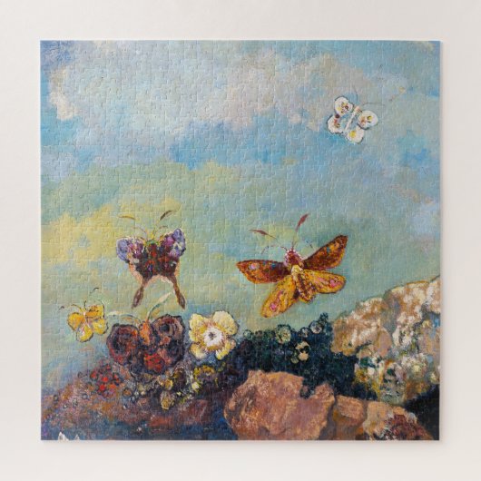 Odilon Redon, Vlinders,1910 Legpuzzel (Verticaal)
