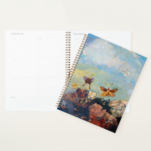 Odilon Redon, Vlinders,1910 Planner (Display)