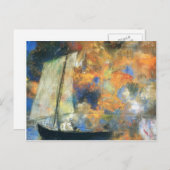 Odilon Redon - Vloerwolken Briefkaart (Voorkant / Achterkant)