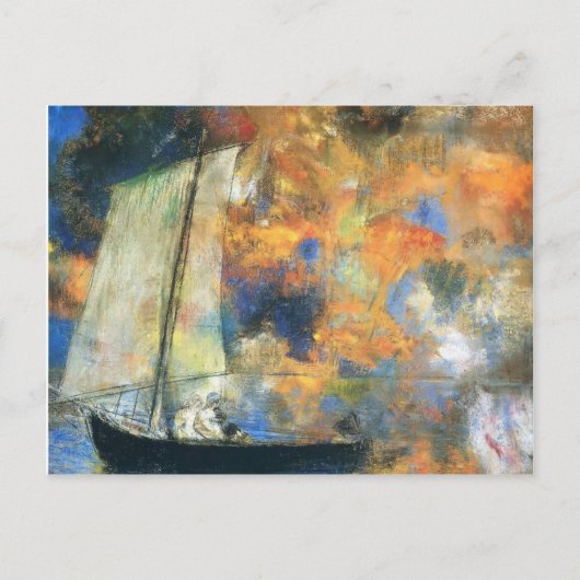 Odilon Redon - Vloerwolken Briefkaart (Voorkant)