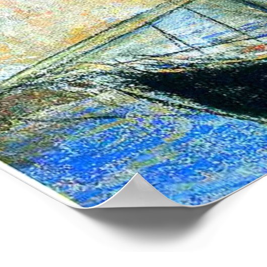 Odilon Redon - Vloerwolken Poster (Hoek)