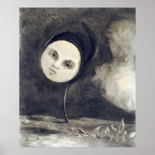 Odilon Redon, Vreemde Bloem Poster