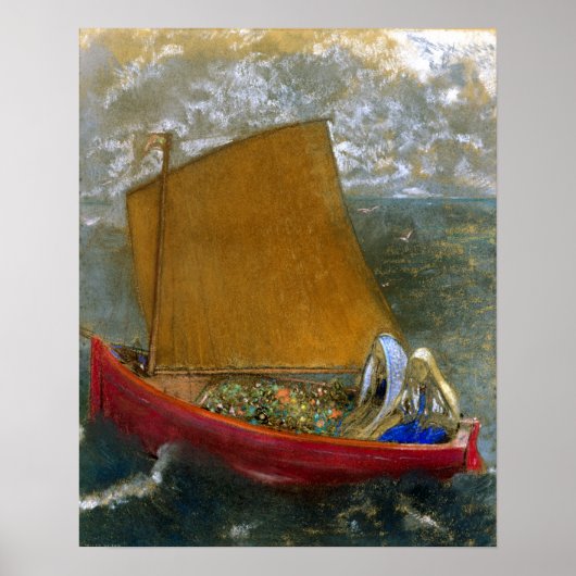 Odilon Redon Yellow Sail Poster (Voorkant)