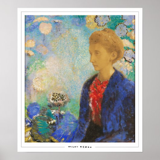Odilon Redon Zedign Art Poster #1 (Voorkant)