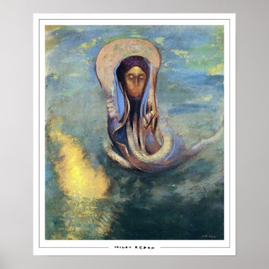 Odilon Redon Zedign Art Poster #12 (Voorkant)