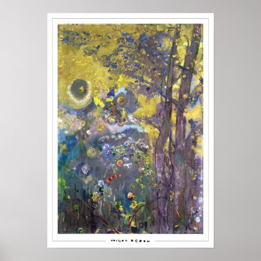 Odilon Redon Zedign Art Poster #13 (Voorkant)