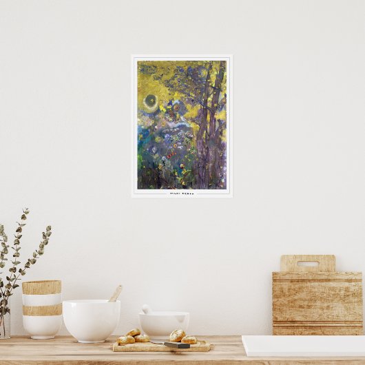 Odilon Redon Zedign Art Poster #13 (Keuken)