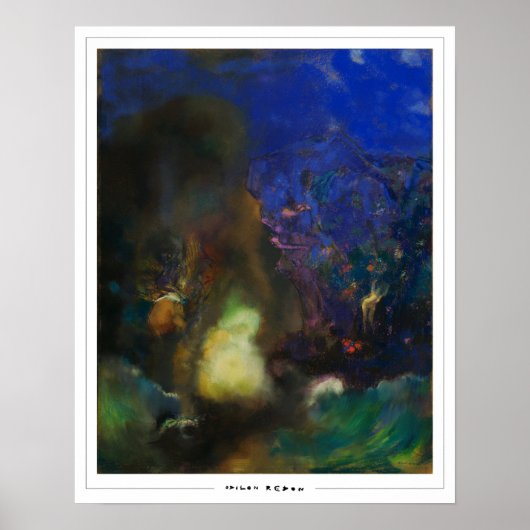 Odilon Redon Zedign Art Poster #15 (Voorkant)