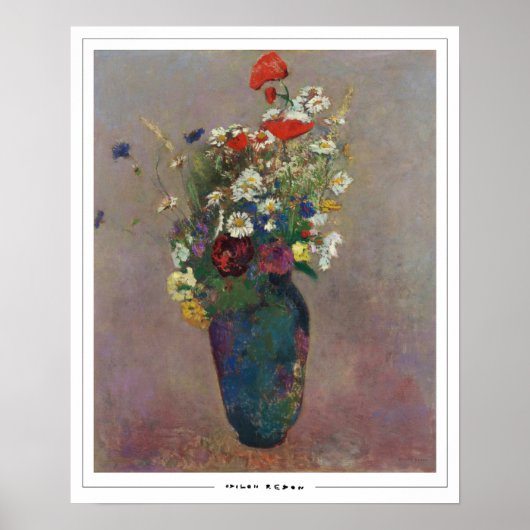 Odilon Redon Zedign Art Poster #21 (Voorkant)
