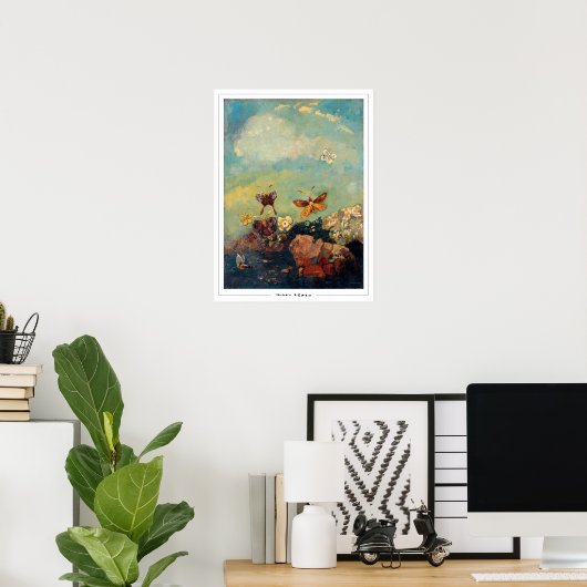 Odilon Redon Zedign Art Poster #22 (Thuiskantoor)