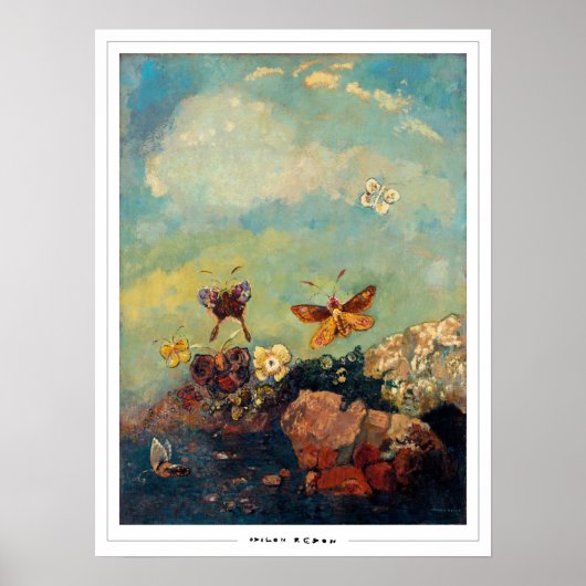 Odilon Redon Zedign Art Poster #22 (Voorkant)