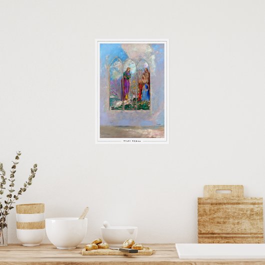 Odilon Redon Zedign Art Poster #23 (Keuken)