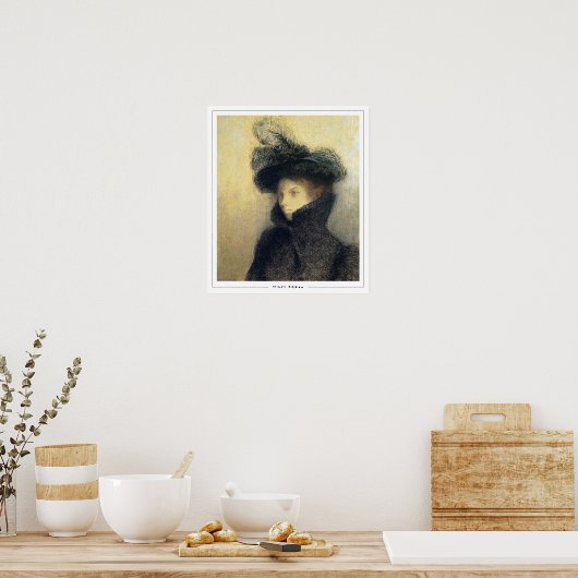 Odilon Redon Zedign Art Poster #299 (Keuken)