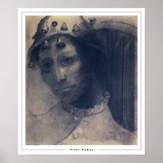 Odilon Redon Zedign Art Poster #391 (Voorkant)