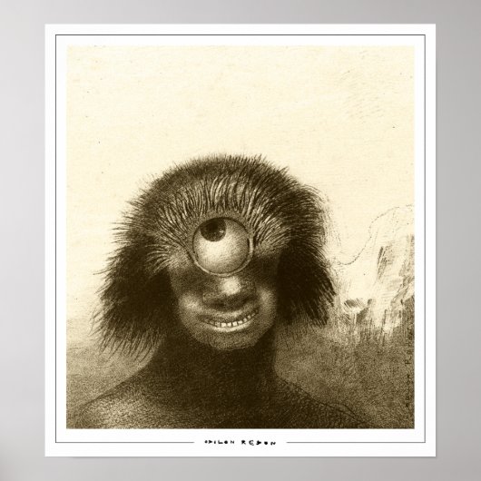 Odilon Redon Zedign Art Poster #496 (Voorkant)