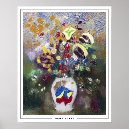 Odilon Redon Zedign Art Poster #528 (Voorkant)