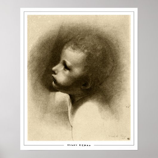 Odilon Redon Zedign Art Poster #733 (Voorkant)