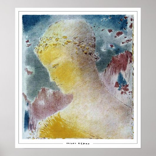 Odilon Redon Zedign Art Poster #793 (Voorkant)