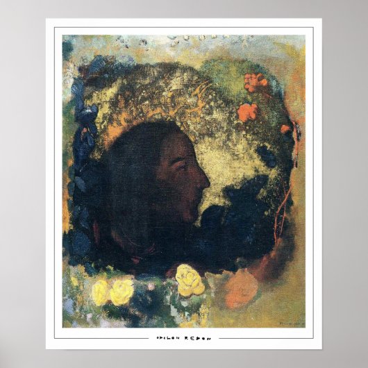 Odilon Redon Zedign Art Poster 8 (Voorkant)