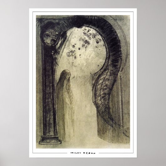 Odilon Redon Zedign Art Poster #85 (Voorkant)