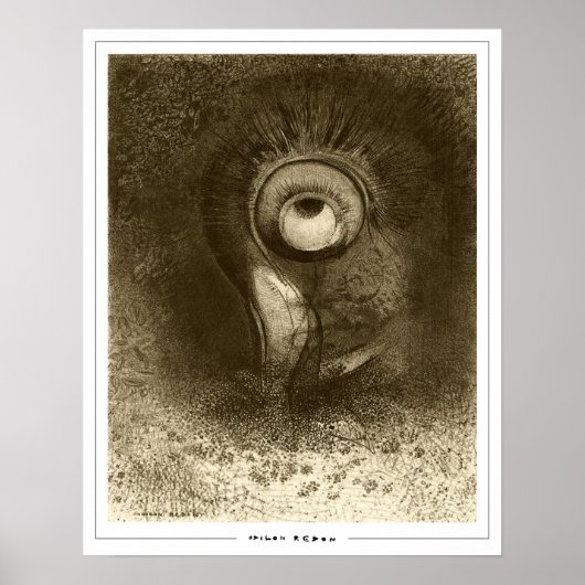 Odilon Redon Zedign Kunst Poster #675 (Voorkant)