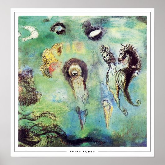 Odilon Redon Zedign Kunstposter #234 Poster (Voorkant)