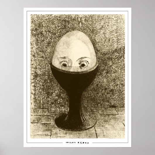 Odilon Redon Zedign Kunstposter #331 Poster (Voorkant)