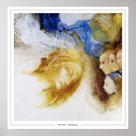 Odilon Redon Zedign Kunstposter #566 Poster (Voorkant)
