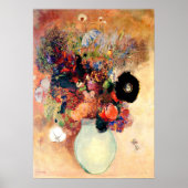 Odilon Redon - Zwarte Klaproos Poster (Voorkant)