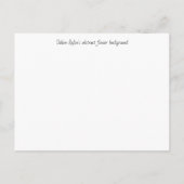 Odilon Redon's abstracte bloemenachtergrond. Briefkaart (Achterkant)