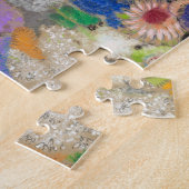 Odilon Redon's abstracte bloemenachtergrond. Legpuzzel (Zijkant)