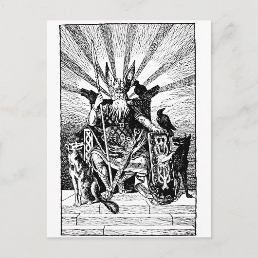 odin-14 briefkaart (Voorkant)