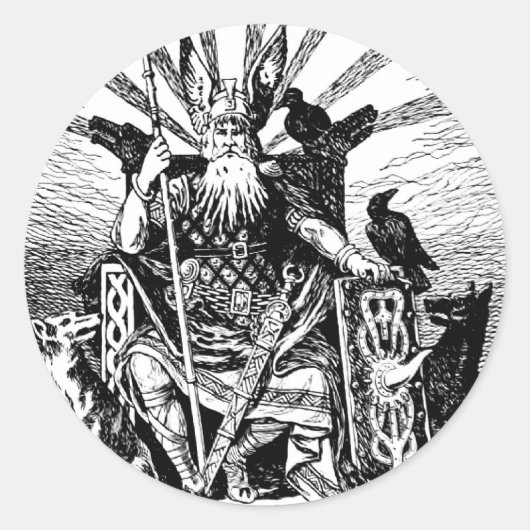 odin-14 ronde sticker (Voorkant)